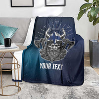 Personalized Finland Drakkar Vikings Blanket Suomi Viking Warrior