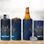 Personalized Finland Drakkar Vikings 4 in 1 Can Cooler Tumbler Suomi Viking Warrior