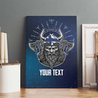 Personalized Finland Drakkar Vikings Canvas Wall Art Suomi Viking Warrior