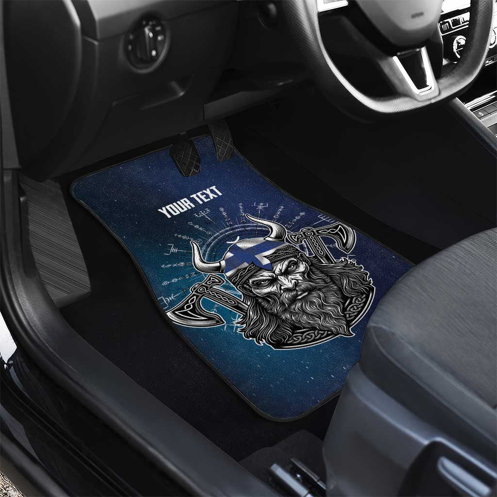 Personalized Finland Drakkar Vikings Car Mats Suomi Viking Warrior