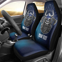 Personalized Finland Drakkar Vikings Car Seat Cover Suomi Viking Warrior