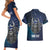 Personalized Finland Drakkar Vikings Couples Matching Short Sleeve Bodycon Dress and Hawaiian Shirt Suomi Viking Warrior
