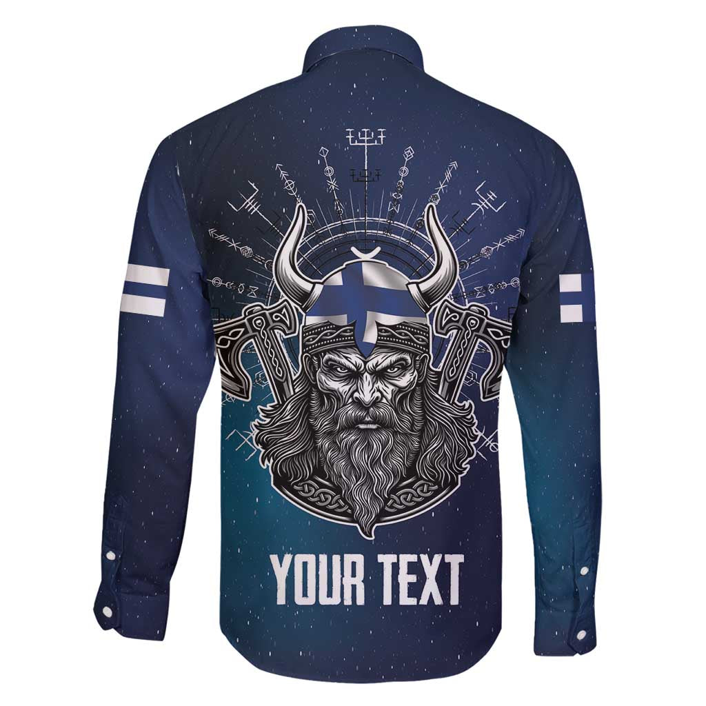 Personalized Finland Drakkar Vikings Family Matching Off Shoulder Short Dress and Hawaiian Shirt Suomi Viking Warrior