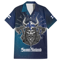 Personalized Finland Drakkar Vikings Family Matching Puletasi and Hawaiian Shirt Suomi Viking Warrior