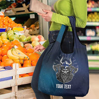 Personalized Finland Drakkar Vikings Grocery Bag Suomi Viking Warrior