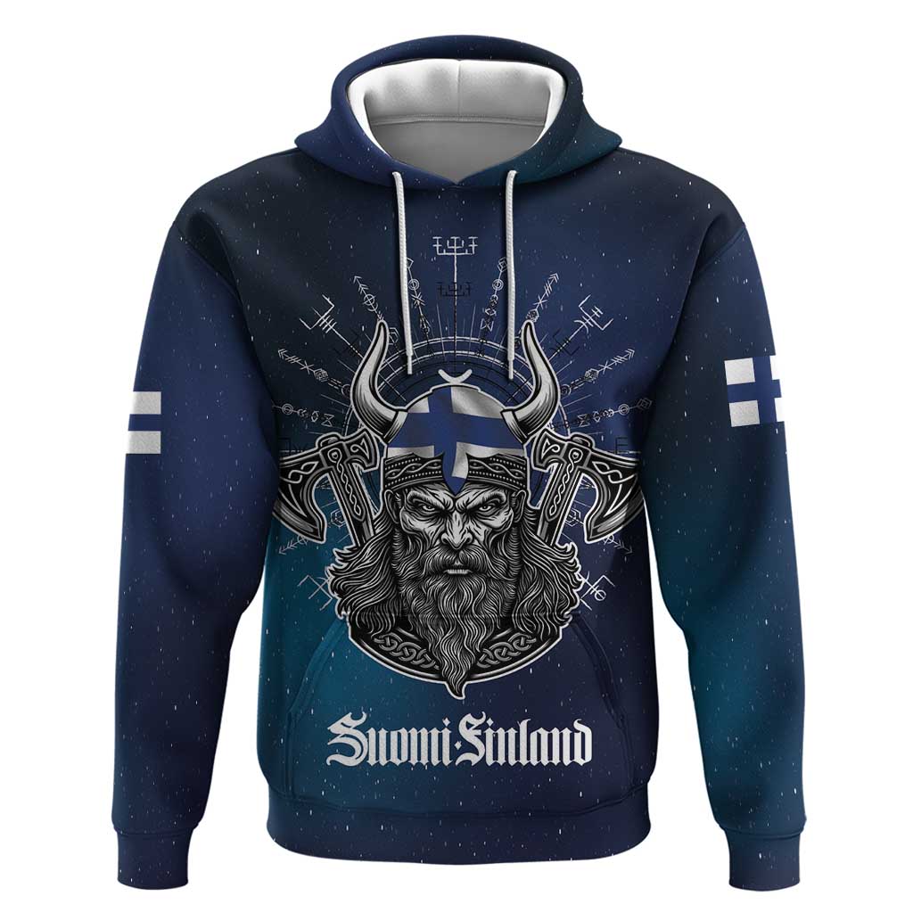 Personalized Finland Drakkar Vikings Hoodie Suomi Viking Warrior
