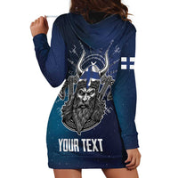 Personalized Finland Drakkar Vikings Hoodie Dress Suomi Viking Warrior