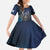 Personalized Finland Drakkar Vikings Kid Short Sleeve Dress Suomi Viking Warrior