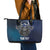 Personalized Finland Drakkar Vikings Leather Tote Bag Suomi Viking Warrior