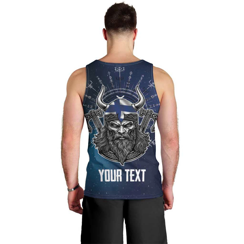 Personalized Finland Drakkar Vikings Men Tank Top Suomi Viking Warrior