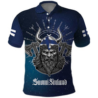 Personalized Finland Drakkar Vikings Polo Shirt Suomi Viking Warrior