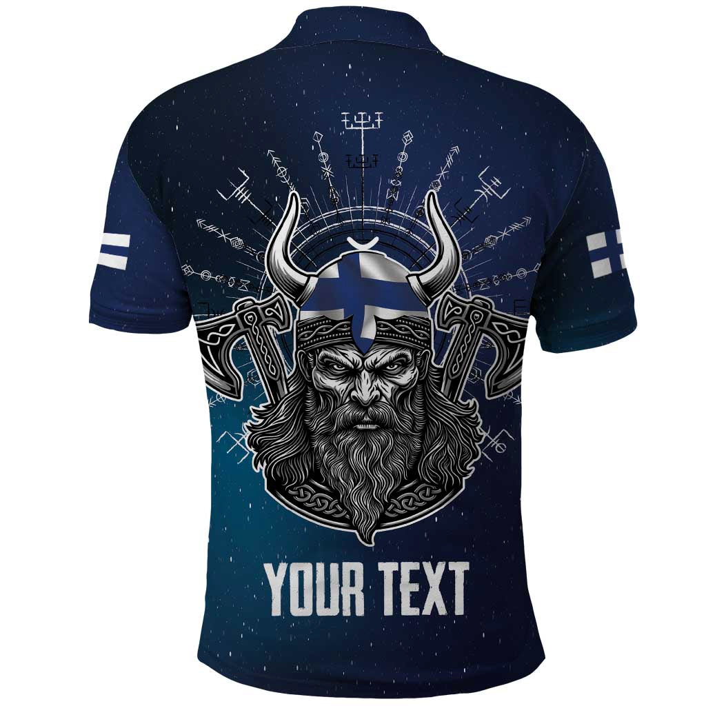 Personalized Finland Drakkar Vikings Polo Shirt Suomi Viking Warrior