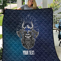 Personalized Finland Drakkar Vikings Quilt Suomi Viking Warrior