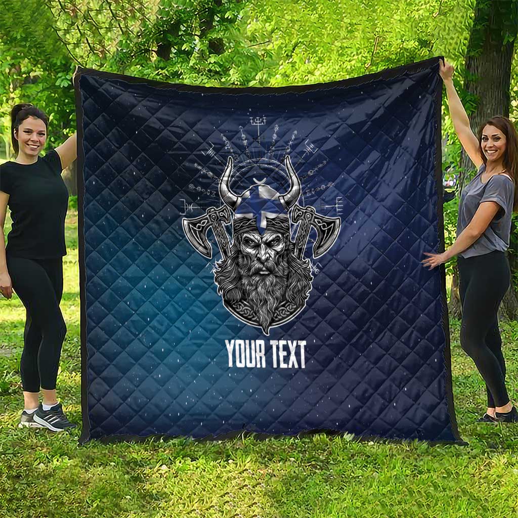 Personalized Finland Drakkar Vikings Quilt Suomi Viking Warrior