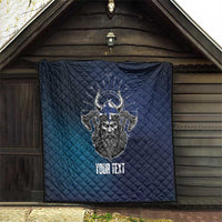 Personalized Finland Drakkar Vikings Quilt Suomi Viking Warrior
