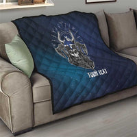 Personalized Finland Drakkar Vikings Quilt Suomi Viking Warrior