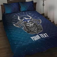 Personalized Finland Drakkar Vikings Quilt Bed Set Suomi Viking Warrior