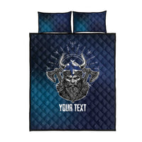 Personalized Finland Drakkar Vikings Quilt Bed Set Suomi Viking Warrior