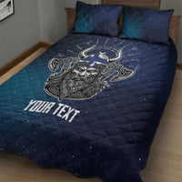 Personalized Finland Drakkar Vikings Quilt Bed Set Suomi Viking Warrior