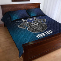 Personalized Finland Drakkar Vikings Quilt Bed Set Suomi Viking Warrior