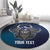 Personalized Finland Drakkar Vikings Round Carpet Suomi Viking Warrior