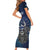 Personalized Finland Drakkar Vikings Short Sleeve Bodycon Dress Suomi Viking Warrior