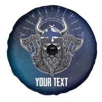 Personalized Finland Drakkar Vikings Spare Tire Cover Suomi Viking Warrior