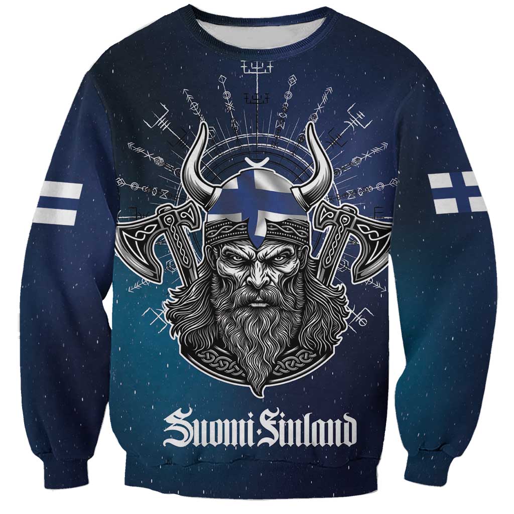 Personalized Finland Drakkar Vikings Sweatshirt Suomi Viking Warrior