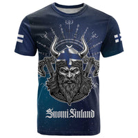 Personalized Finland Drakkar Vikings T Shirt Suomi Viking Warrior