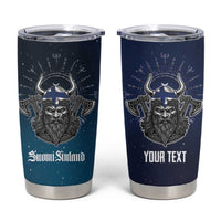 Personalized Finland Drakkar Vikings Tumbler Cup Suomi Viking Warrior