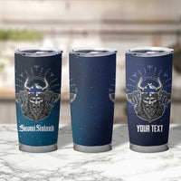Personalized Finland Drakkar Vikings Tumbler Cup Suomi Viking Warrior