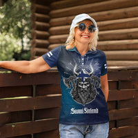 Personalized Finland Drakkar Vikings Women Polo Shirt Suomi Viking Warrior