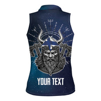 Personalized Finland Drakkar Vikings Women Sleeveless Polo Shirt Suomi Viking Warrior