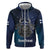 Personalized Finland Drakkar Vikings Zip Hoodie Suomi Viking Warrior