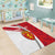 Personalized Norway Coat of Arms Area Rug Golden Lion