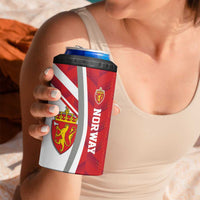 Personalized Norway Coat of Arms 4 in 1 Can Cooler Tumbler Golden Lion