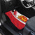 Personalized Norway Coat of Arms Car Mats Golden Lion