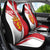 Personalized Norway Coat of Arms Car Seat Cover Golden Lion