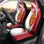 Personalized Norway Coat of Arms Car Seat Cover Golden Lion