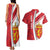 Personalized Norway Coat of Arms Couples Matching Tank Maxi Dress and Hawaiian Shirt Golden Lion