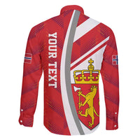 Personalized Norway Coat of Arms Family Matching Mermaid Dress and Hawaiian Shirt Golden Lion