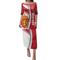 Personalized Norway Coat of Arms Family Matching Puletasi and Hawaiian Shirt Golden Lion