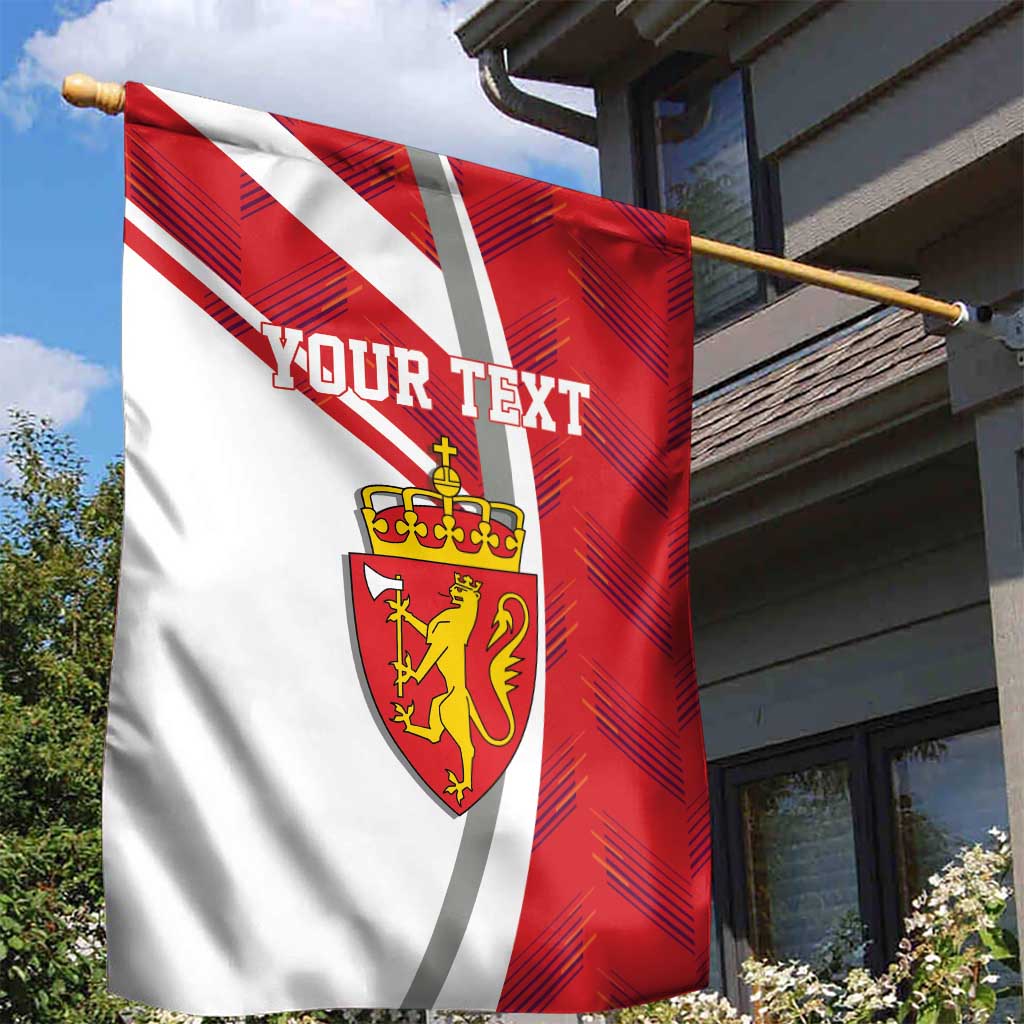 Personalized Norway Coat of Arms Garden Flag Golden Lion