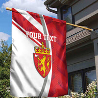 Personalized Norway Coat of Arms Garden Flag Golden Lion