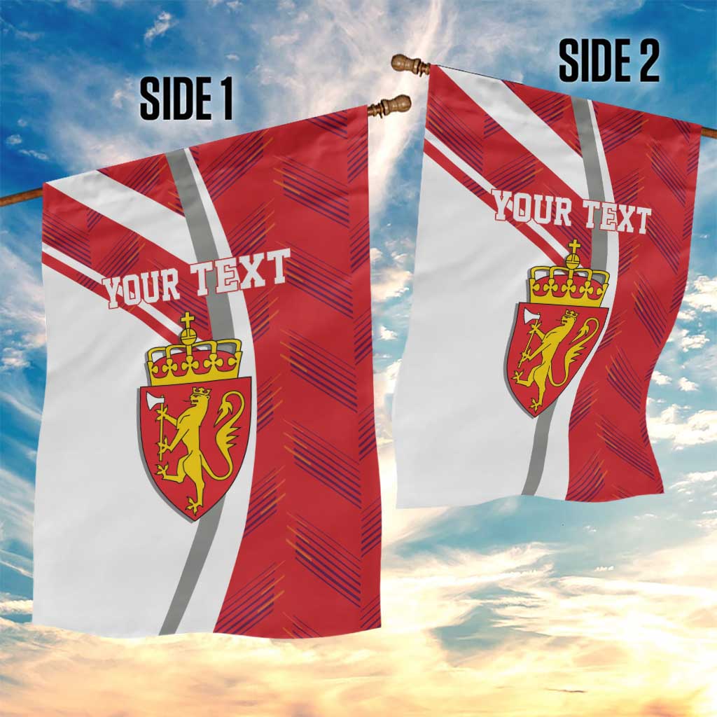 Personalized Norway Coat of Arms Garden Flag Golden Lion