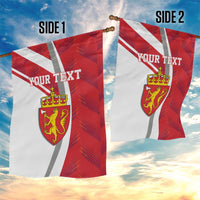 Personalized Norway Coat of Arms Garden Flag Golden Lion