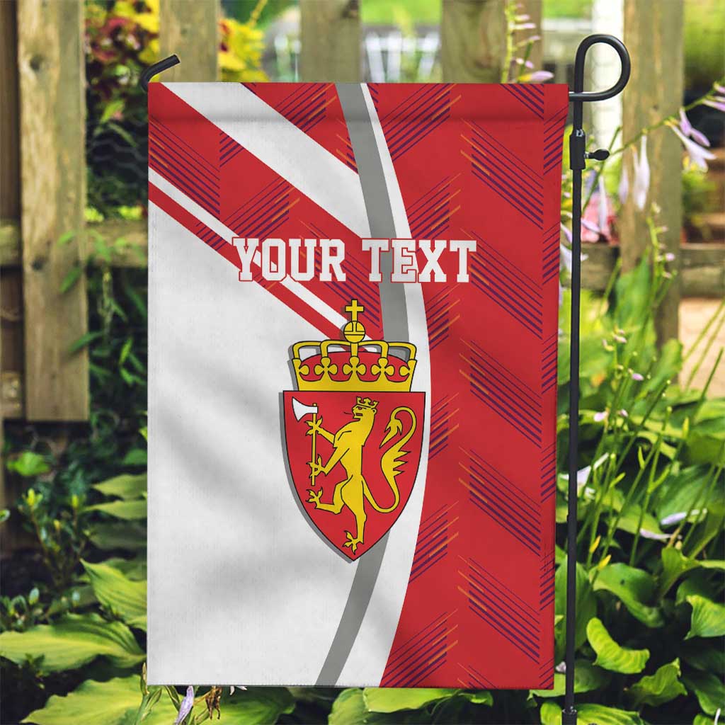 Personalized Norway Coat of Arms Garden Flag Golden Lion