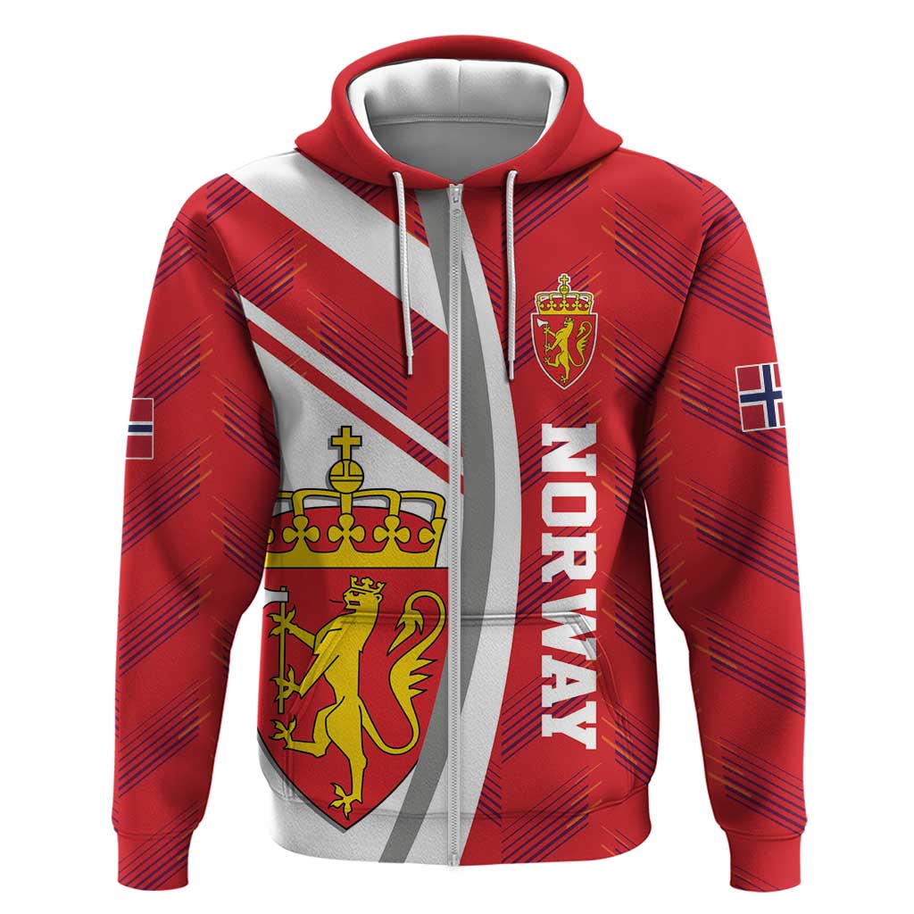 Personalized Norway Coat of Arms Hoodie Golden Lion