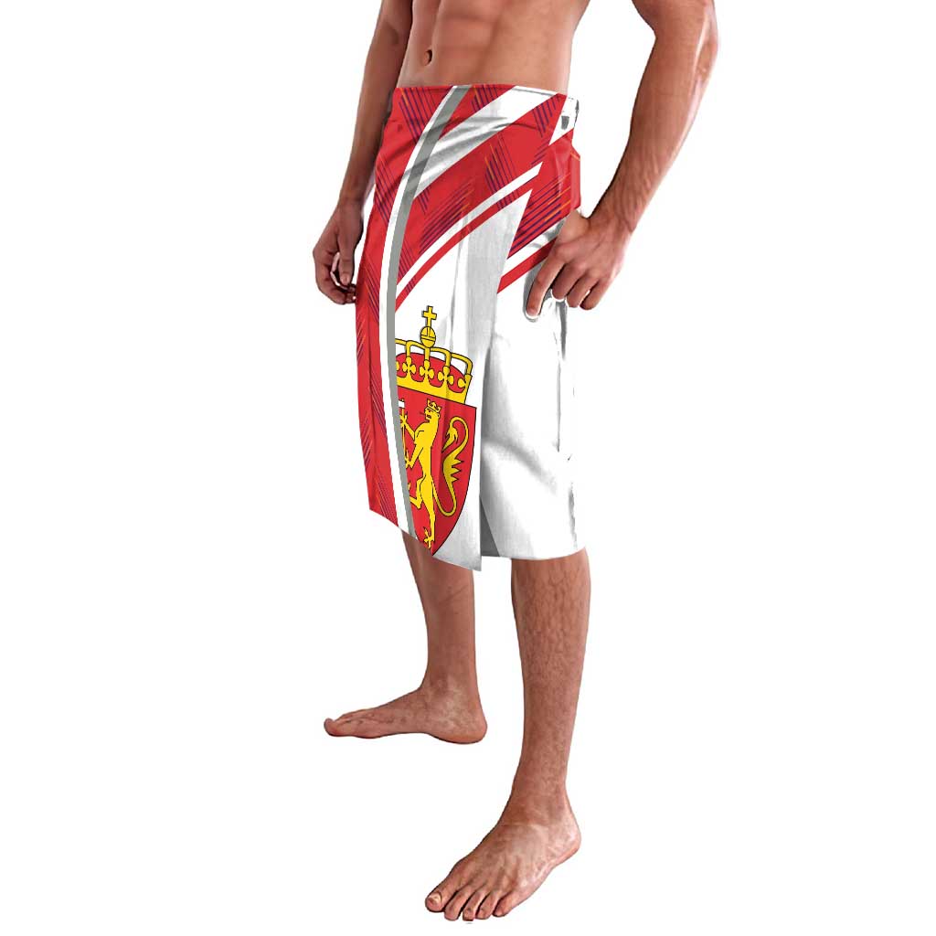 Personalized Norway Coat of Arms Lavalava Golden Lion