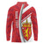 Personalized Norway Coat of Arms Long Sleeve Polo Shirt Golden Lion